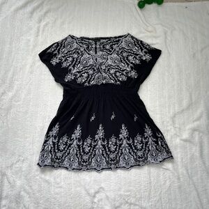 BCBGMaxAzria Blouse Short Sleeve